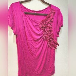 NY & COMPANY PINK BLOUSE.